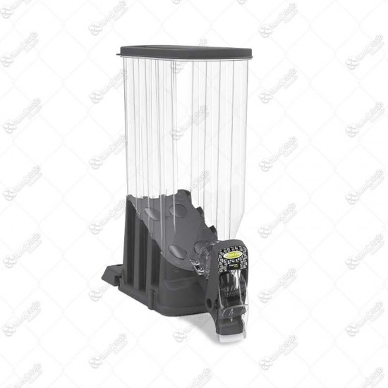 BALDE DISPENSER 40LT PRETO BALCAO