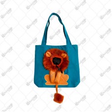 16697 - BOLSA PET TRANSPORTE GATO/CACHORRO AZUL