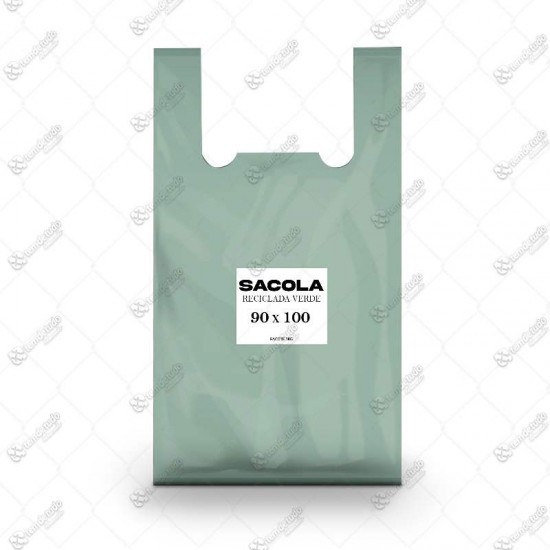 SACOLA RECICLADA COLOR GROSSA 90X100 3KG