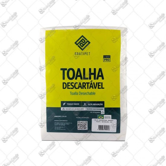 TOALHA DESCARTAVEL 50X60CM PCT C/50