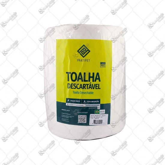 TOALHA DESCARTAVEL 30X50CM ROLO C/300