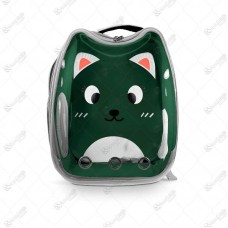 16902 - MOCHILA PET ASTRONAUTA GATINHO VERDE