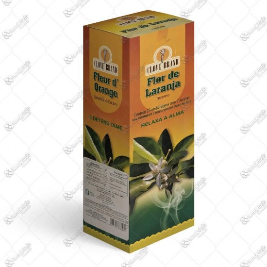 INCENSO CLOVE FLOR DE LARANJA C/25PCT