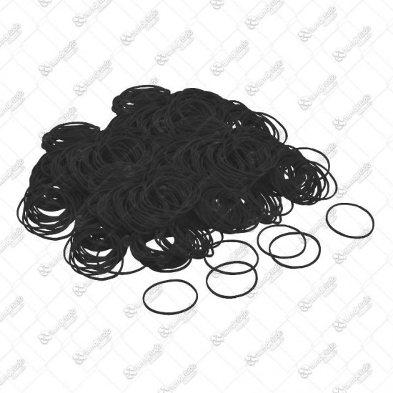 ELASTICOS PET PRETO C/300