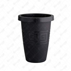 17108 - VASO PLAST RED GREGO PRETO 5LT