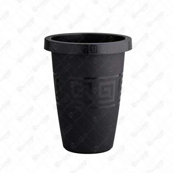 VASO PLAST RED GREGO PRETO 5LT