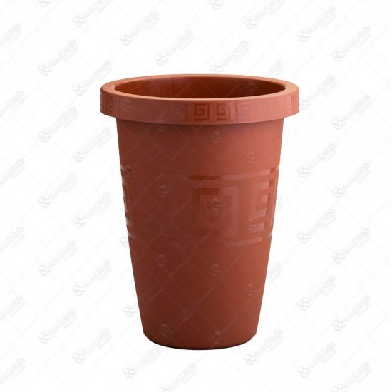 VASO PLAST RED GREGO TERRACOTA 5LT