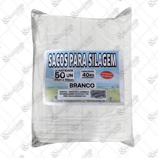 SACO PARA SILAGEM 51X110 40KG 50UN BRCO