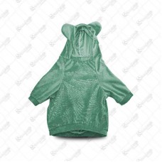 17316 - ROUPA BLUSAO TEDDY DE PLUSH M VERDE