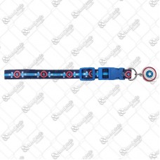 17418 - COLEIRA SEDA AJUST CAPITAO AMERICA 70CM 