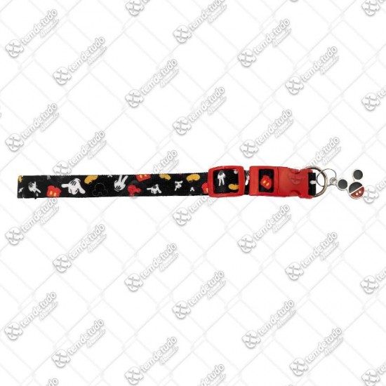 COLEIRA SEDA AJUST MICKEY 50CM 