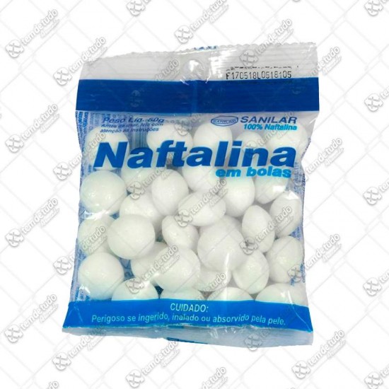 NAFTALINA EM BOLAS 50G SANILAR