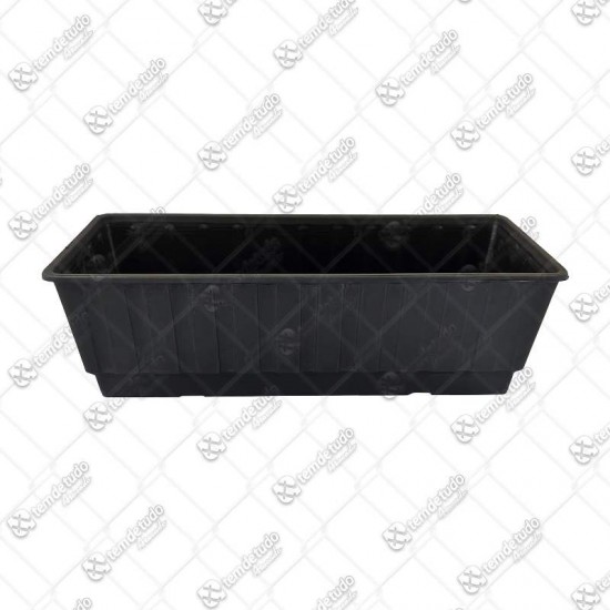 VASO PLAST RET PRETO JT-40