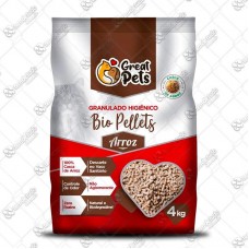 17574 - AREIA P/GATO BIO PELLETS ARROZ 4KG