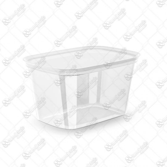 POTE HERMETICO TRANSPARENTE 1LT 