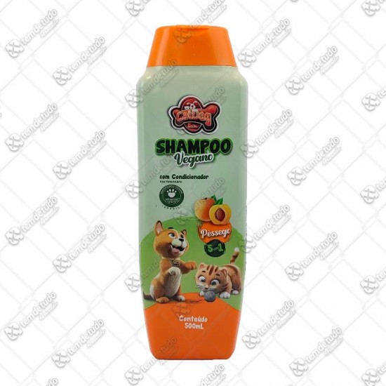 SHAMPOO VEGANO 5 EM 1 PÊSSEGO 500ML