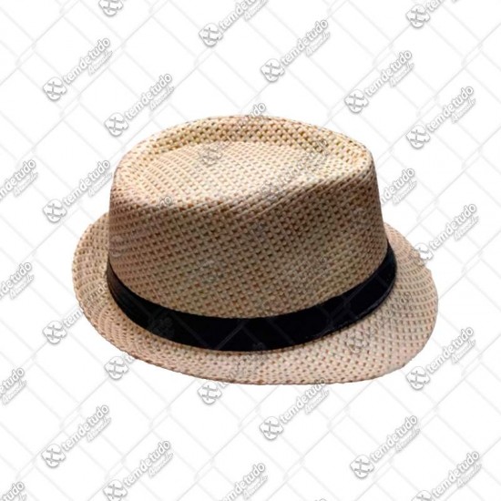 CHAPEU FIBRA 58CM XADREZ