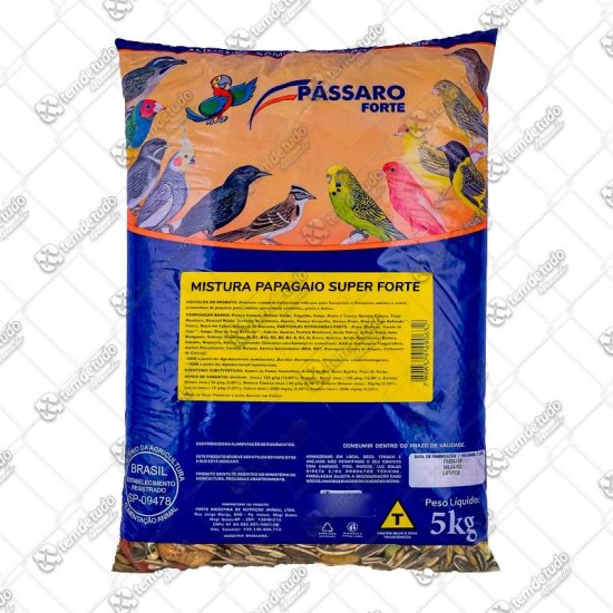 MISTURA PAPAGAIO SUPER FORTE 5KG 