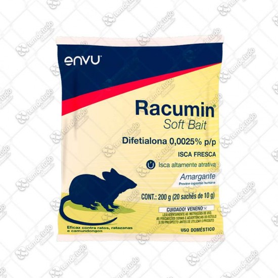 RATICIDA RACUMIN SOFT BAIT 200G 20X10G