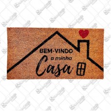 17935 - TAPETE CAPACHO BEM VINDO MINHA CASA