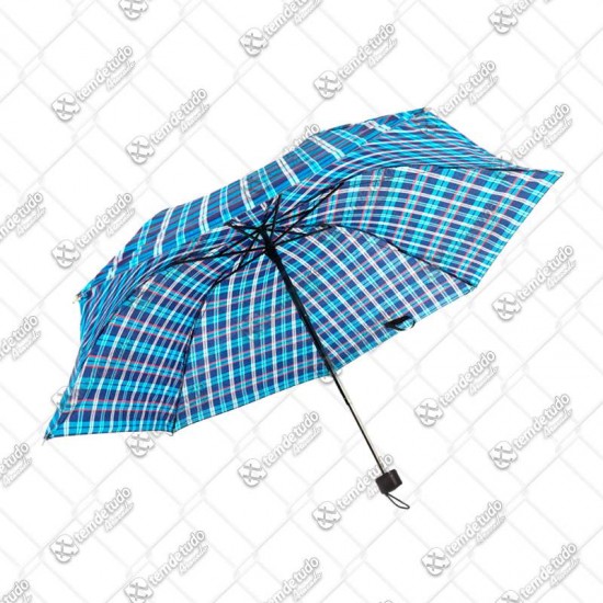 GUARDA CHUVA XADREZ CABO RETO 0,53CM 