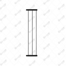 17344 - EXTENSOR 15CM ACOMIX PT P/PORTAO 80CM