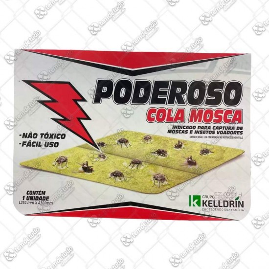 PODEROSO COLA MOSCA L25,4CM X A36CM