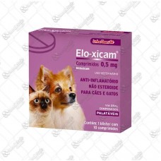 17999 - ELO-XICAM 0,5MG 10 COMP CAES E GATOS