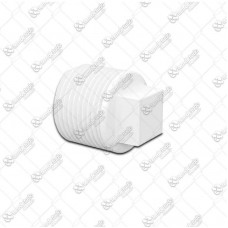 5704 - PLUG BRANCO ROSCAVEL PLAST 1/2 C/50