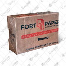 17215 - PAPEL TOALHA INTERF BRANCA C/1000F 20X21