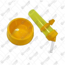 18077 - KIT BEBED/COMED HAMSTER AMARELO C/6 