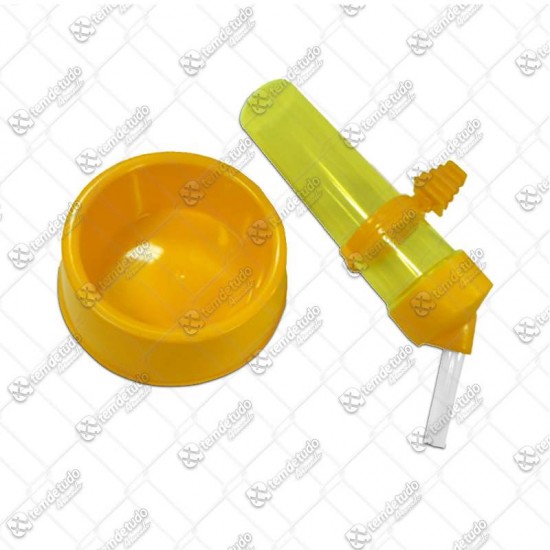 KIT BEBED/COMED HAMSTER AMARELO C/6 