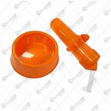 18075 - KIT BEBED/COMED HAMSTER LARANJA C/6 