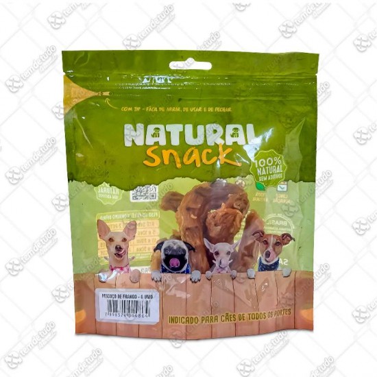 PETISCO PESCOCO FRANGO NATURAL SNACK C/5