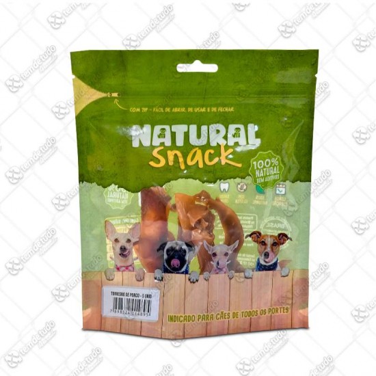 PETISCO TORRESMO PORCO NATURAL SNACK C/5