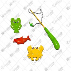 18097 - KIT BRINQUEDO PESCA PEIXE C/3