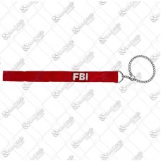 17981 - GUIA NYLON 40MM C/ENFOR FBI VERMELHA 