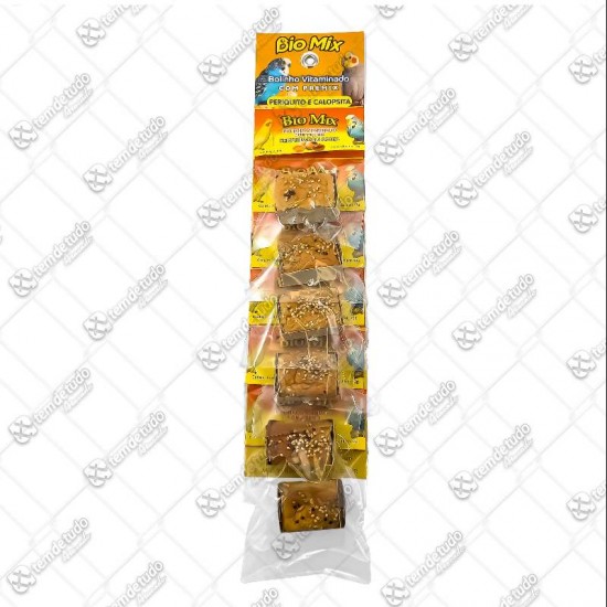 BOLINHO VITAMINADO PERIQUITO CART C6 12G