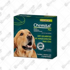 9112 - CHEMITAL PLUS C/4 COMPR CÃES