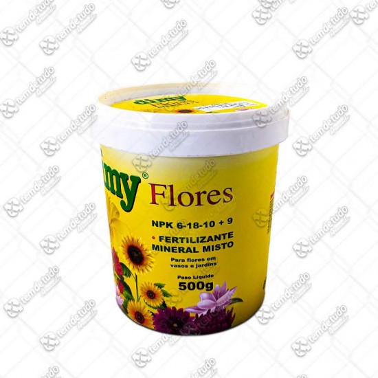 FERTILIZANTE 06.18.10+9 FLORES 500G