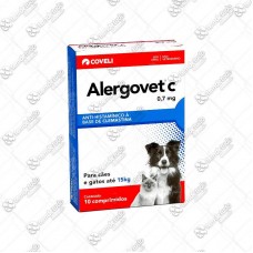 18469 - ALERGOVET C 0,7MG C/10 COMP