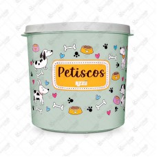 18566 - PORTA PETISCO DOG VERDE 2L