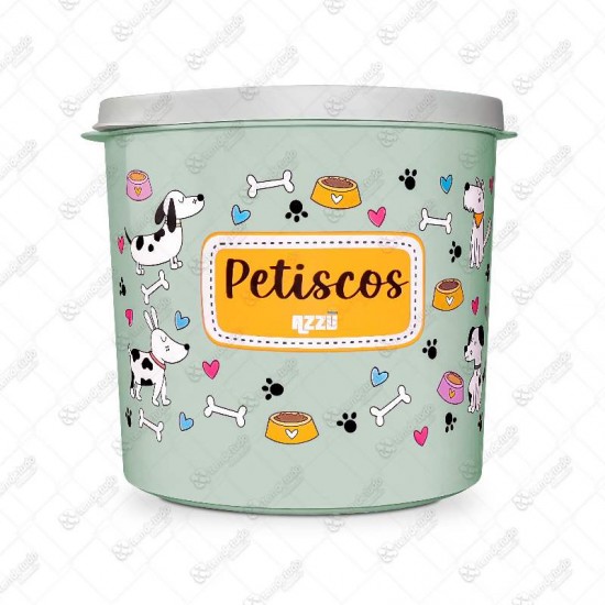 PORTA PETISCO DOG VERDE 2L