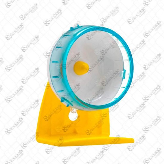 RODINHA PLASTICA HAMSTER P AZUL