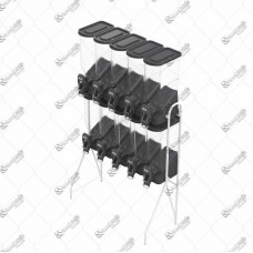 5197 - MOVEL DISPENSER 10X40LT PRETO