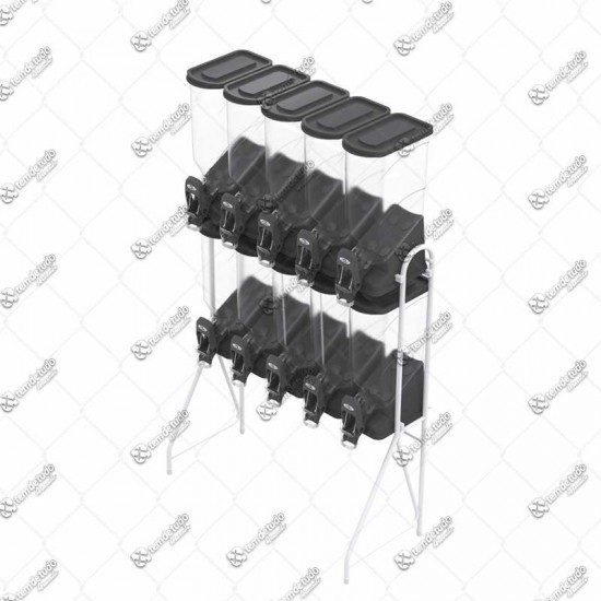 MOVEL DISPENSER 10X40LT PRETO