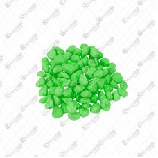 18635 - PEDRA DECORATIVA VERDE NEON 300G