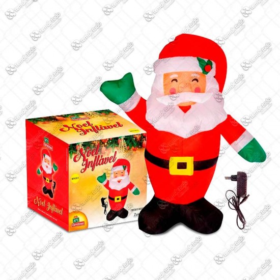 PAPAI NOEL INFLAVEL BIVOLT 90CM 