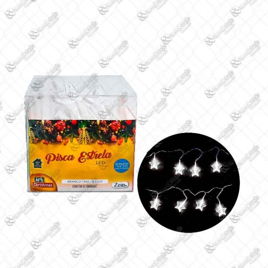 PISCA PISCA ESTRELA BC FRIO 8 LEDS 