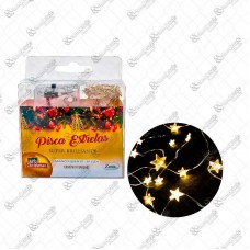 18853 - PISCA PISCA ESTRELA BC QUENTE 20 LEDS 